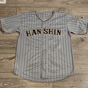SGA Hanshin Tigers Japanese Home Baseball Jersey Size Medium - #35 Hiroto Saiki